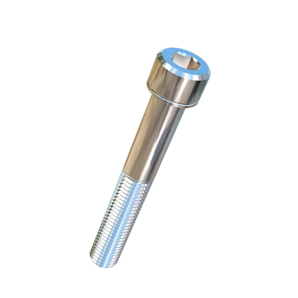 Allied Titanium 1/4"-28 Socket Head Cap Screw, Plain Titanium, 1-3/4 in Length 0017492 - main